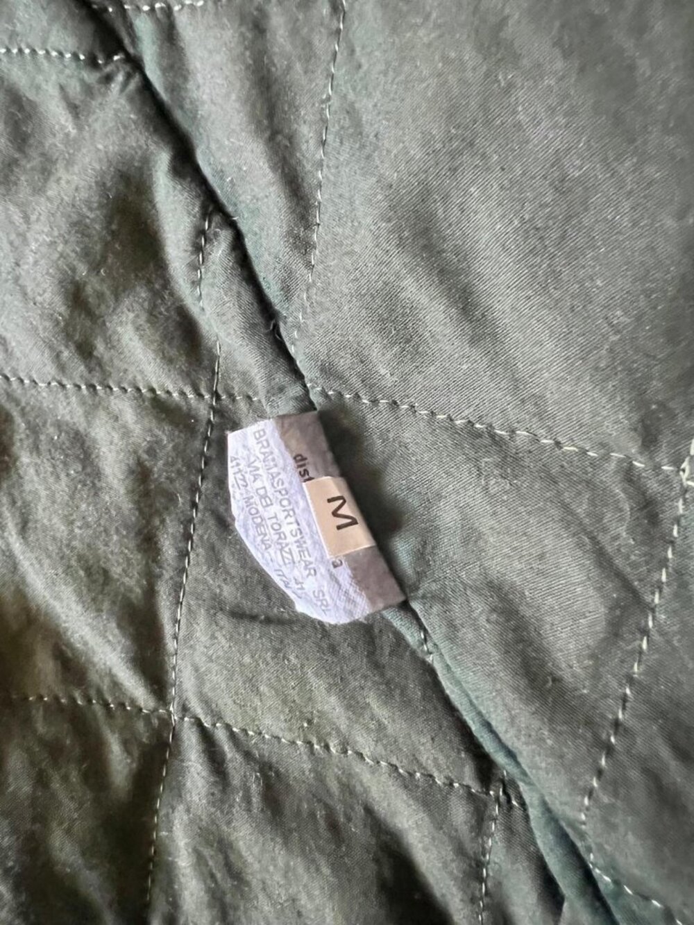 Free City Sherpa Lined Hooded Winter Coat Parka Jacket Green Acid Wash Medium NW - Picture 8 of 9